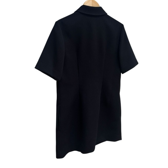 Tory Burch Black Crepe Polo Dress - Picture 11 of 14